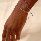 TAI JEWELRY Bracelet Handmade Pull Tie Birthstone Bracelets | Set Of 3