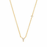 TAI JEWELRY Necklace Gold / Y CZ Initial Necklace
