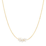 TAI JEWELRY Necklace Gold Vermeil Chain with Freshwater Pearl Cluster