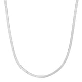 TAI JEWELRY Necklace Silver Herringbone Chain Necklace