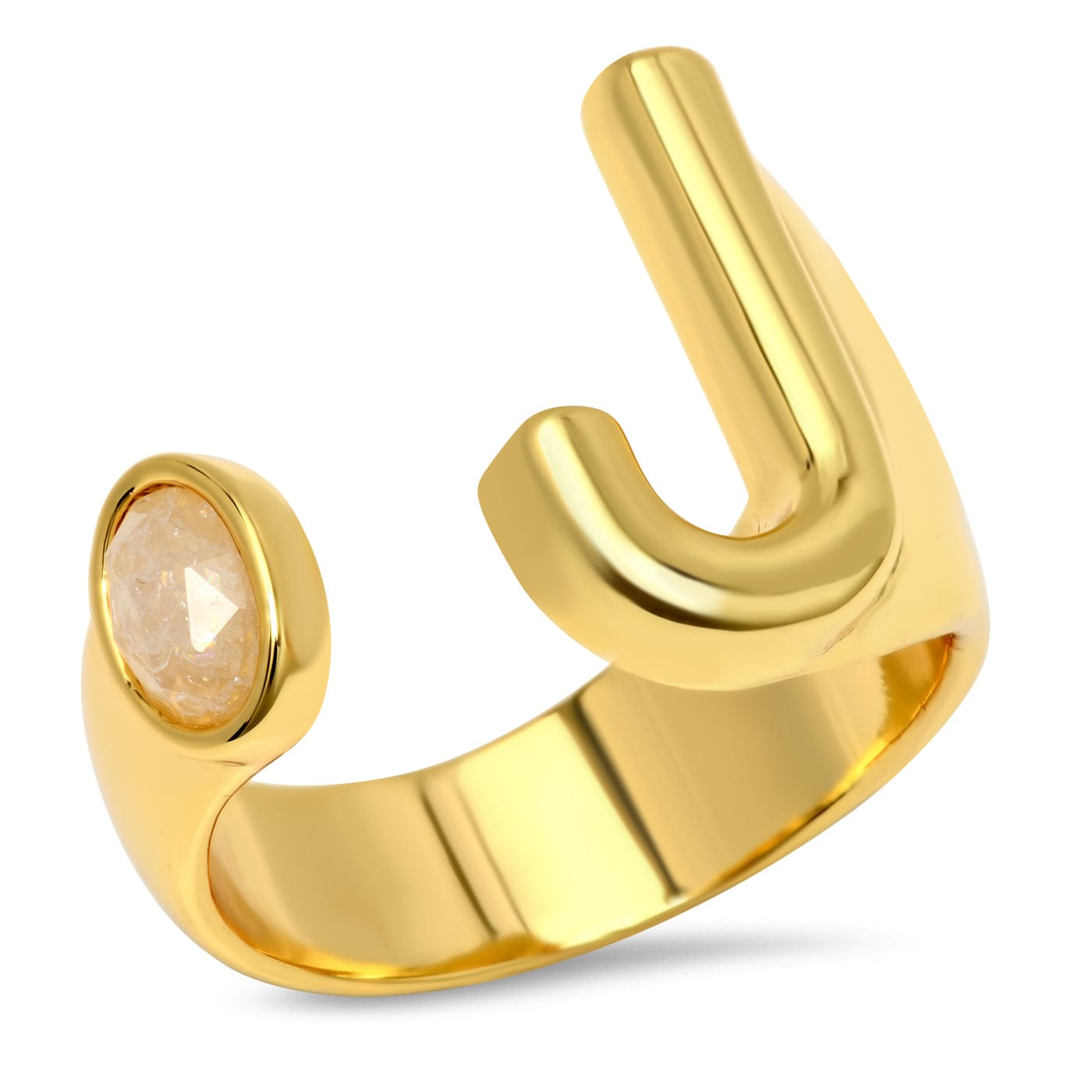 TAI JEWELRY Rings Initial Wrap Ring